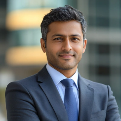 AI headshot sample 10 finance professional